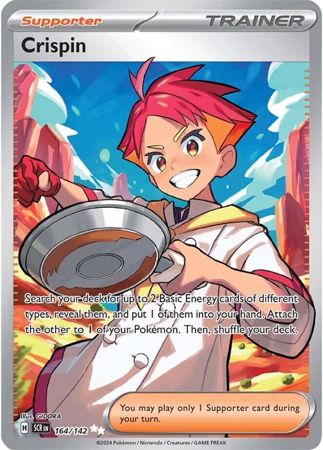 Pokemon | Crispin (164/142) [Scarlet & Violet: Stellar Crown] | The Nerd Merchant