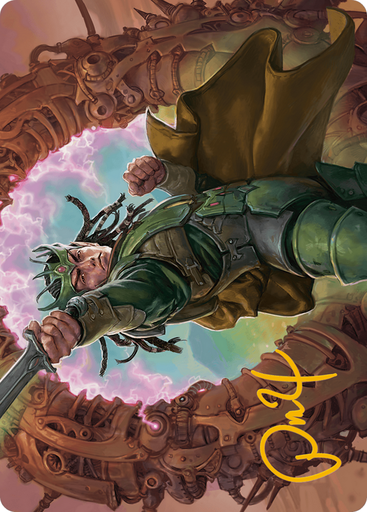 Magic | Eladamri, Korvecdal Art Card (Gold-Stamped Signature) [Modern Horizons 3 Art Series] | The Nerd Merchant