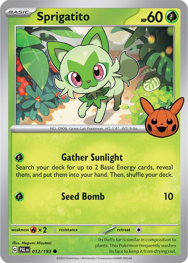 Pokemon | Sprigatito (012/193) [Trick or Trade 2024] | The Nerd Merchant