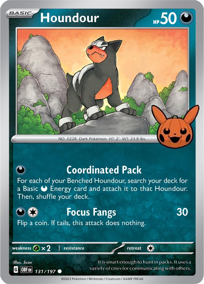 Pokemon | Houndour (131/197) [Trick or Trade 2024] | The Nerd Merchant