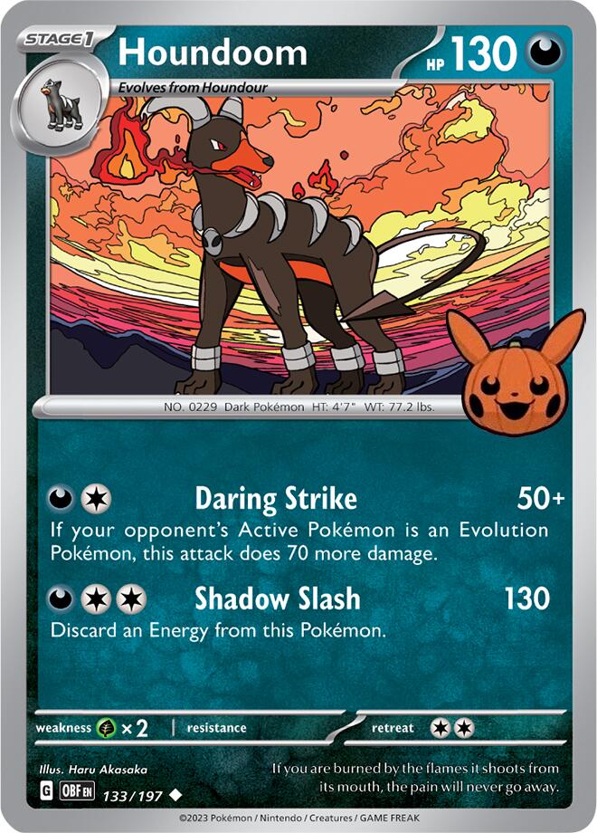 Pokemon | Houndoom (133/197) [Trick or Trade 2024] | The Nerd Merchant