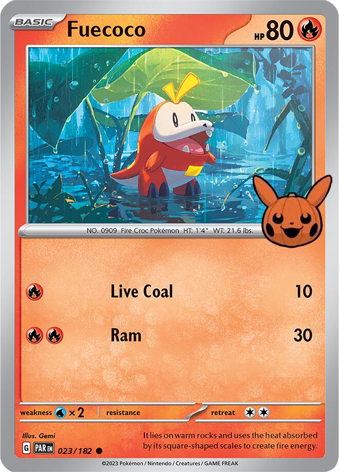 Pokemon | Fuecoco (023/182) [Trick or Trade 2024] | The Nerd Merchant