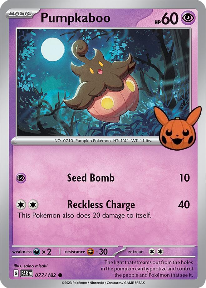 Pokemon | Pumpkaboo (077/182) [Trick or Trade 2024] | The Nerd Merchant