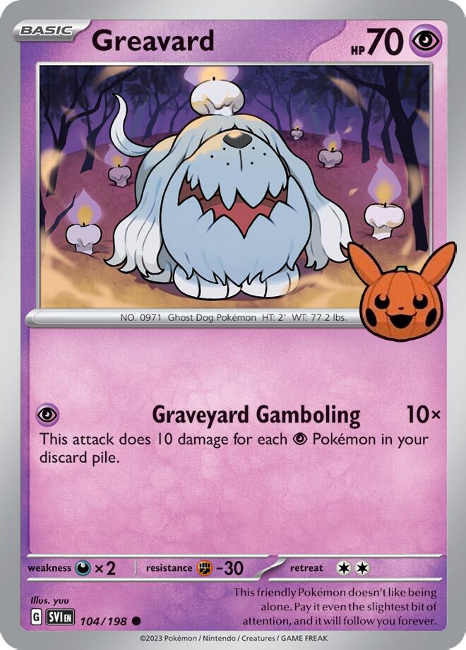 Pokemon | Greavard (042/091) [Trick or Trade 2024] | The Nerd Merchant