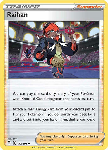 Pokemon | Raihan (152/203) [Sword & Shield: Evolving Skies] | The Nerd Merchant