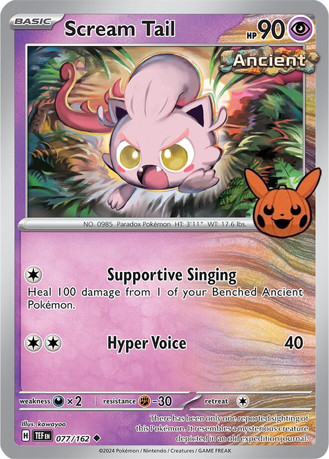 Pokemon | Scream Tail (077/162) [Trick or Trade 2024] | The Nerd Merchant