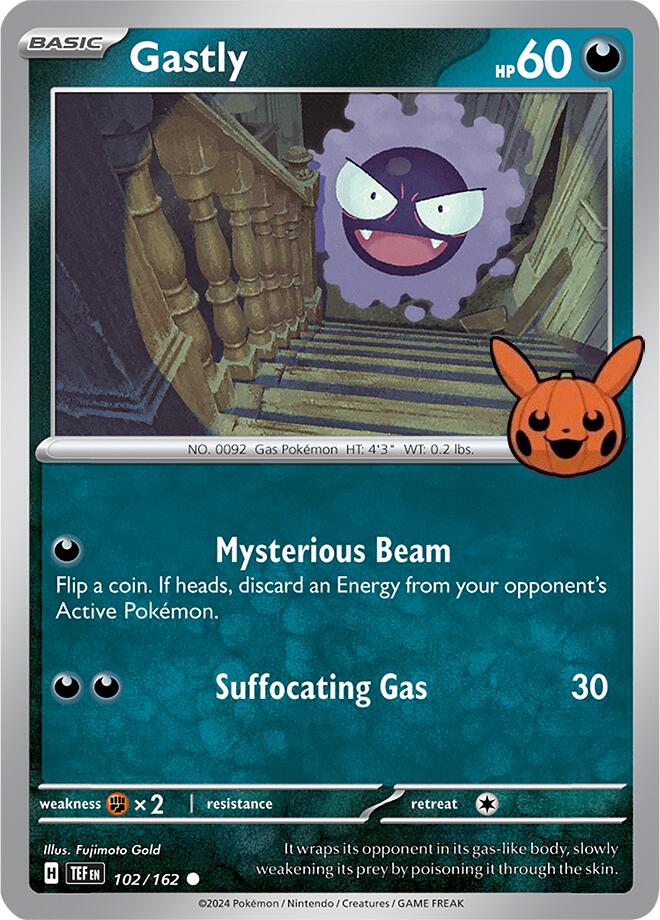 Pokemon | Gastly (102/162) [Trick or Trade 2024] | The Nerd Merchant