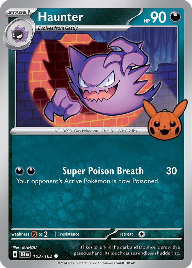 Pokemon | Haunter (103/162) [Trick or Trade 2024] | The Nerd Merchant