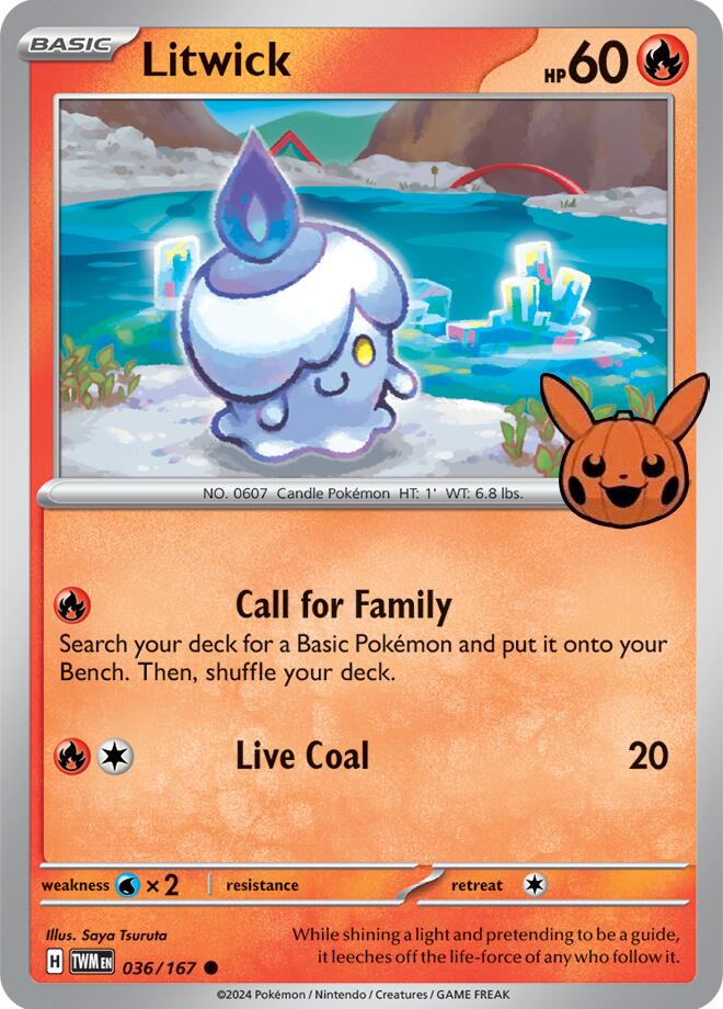 Pokemon | Litwick (036/167) [Trick or Trade] | The Nerd Merchant