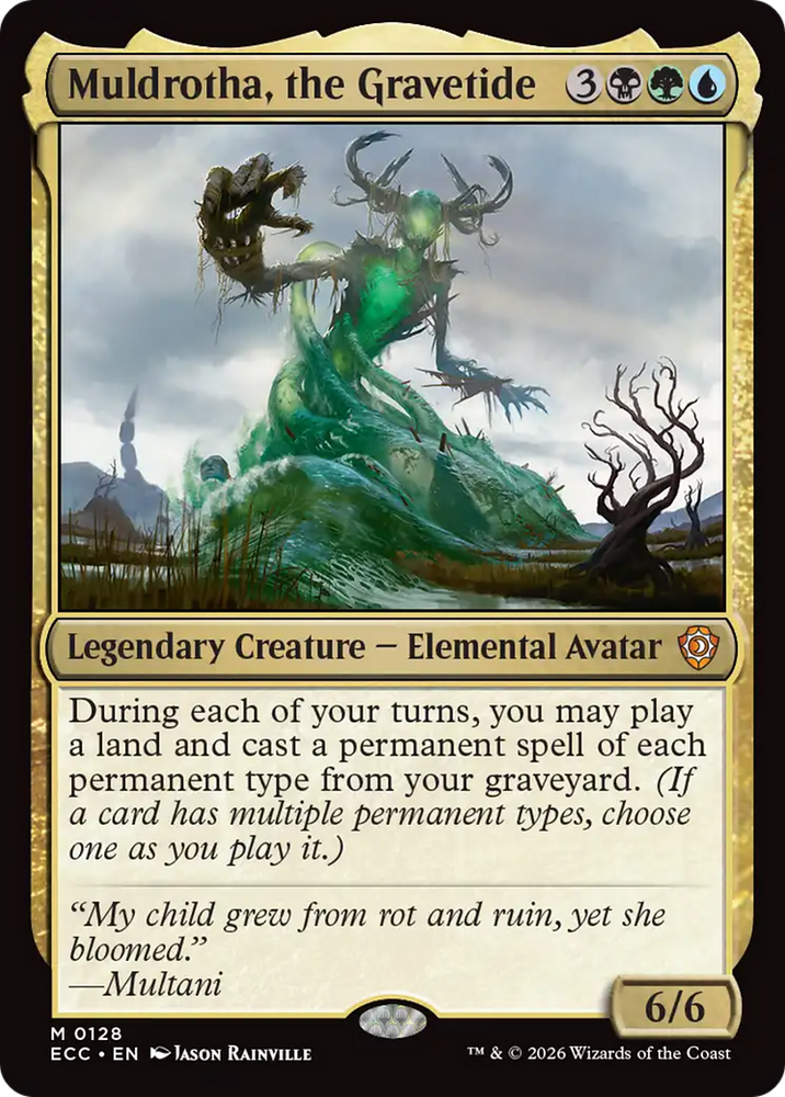 Magic | Muldrotha, the Gravetide [Lorwyn Eclipsed Commander] | The Nerd Merchant