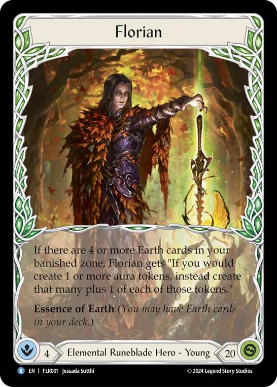 Flesh and Blood TCG | Florian [FAB-FLR-001] (Rosetta Florian Blitz Deck)  Rainbow Foil | The Nerd Merchant