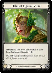 Flesh and Blood TCG | Helm of Lignum Vitae [FAB-FLR-003] (Rosetta Florian Blitz Deck) | The Nerd Merchant