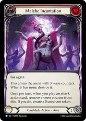 Flesh and Blood TCG | Malefic Incantation (Red) [FLR015] (Rosetta Florian Blitz Deck) | The Nerd Merchant