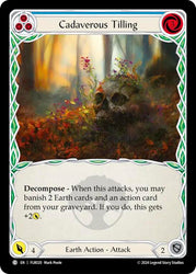 Flesh and Blood TCG | Cadaverous Tilling (Blue) [FAB-FLR-020] (Rosetta Florian Blitz Deck) | The Nerd Merchant