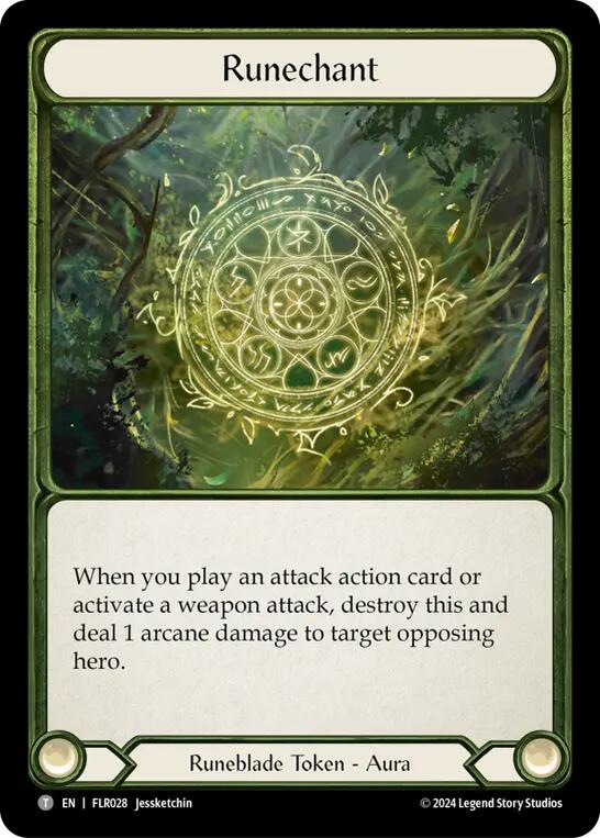 Flesh and Blood TCG | Runechant [FAB-FLR-028] (Rosetta Florian Blitz Deck) | The Nerd Merchant