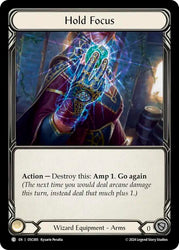 Flesh and Blood TCG | Hold Focus [OSC005] (Rosetta Oscilio Blitz Deck) | The Nerd Merchant