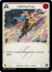 Flesh and Blood TCG | Lightning Surge (Red) [OSC010] (Rosetta Oscilio Blitz Deck) | The Nerd Merchant
