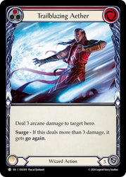 Flesh and Blood TCG | Trailblazing Aether (Red) [OSC019] (Rosetta Oscilio Blitz Deck) | The Nerd Merchant