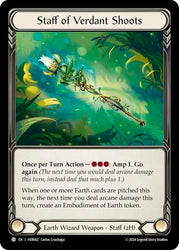 Flesh and Blood TCG | Staff of Verdant Shoots [VER002] (Rosetta Verdance Blitz Deck) | The Nerd Merchant
