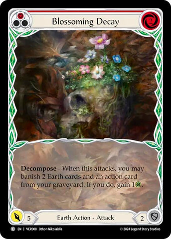 Flesh and Blood TCG | Blossoming Decay (Red) [VER008] (Rosetta Verdance Blitz Deck) | The Nerd Merchant