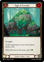Flesh and Blood TCG | Sigil of Fyendal [VER027] (Rosetta Verdance Blitz Deck) | The Nerd Merchant