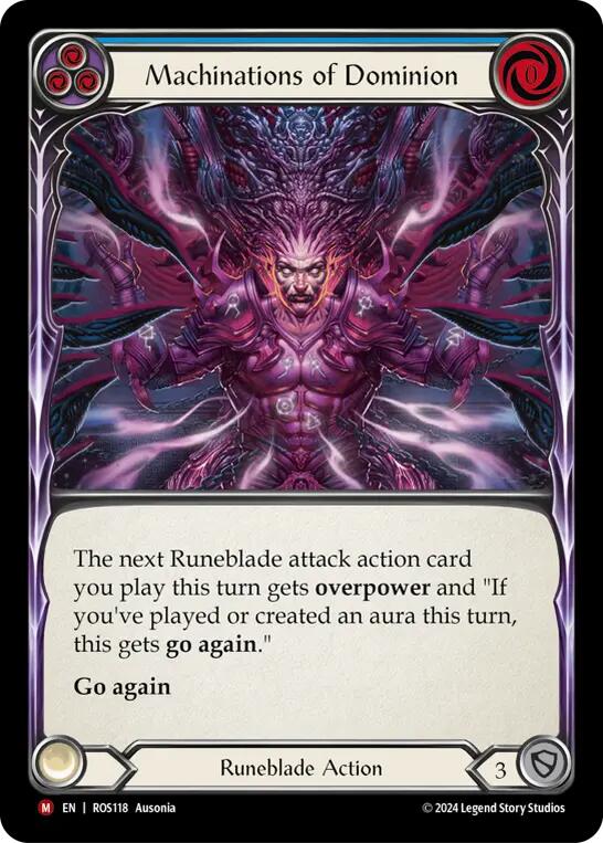 Flesh and Blood TCG | Machinations of Dominion [ROS118] (Rosetta)  Rainbow Foil | The Nerd Merchant