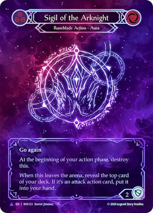 Flesh and Blood TCG | Sigil of the Arknight (Marvel) [ROS133] (Rosetta)  Cold Foil | The Nerd Merchant