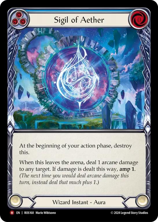 Flesh and Blood TCG | Sigil of Aether [ROS168] (Rosetta) | The Nerd Merchant