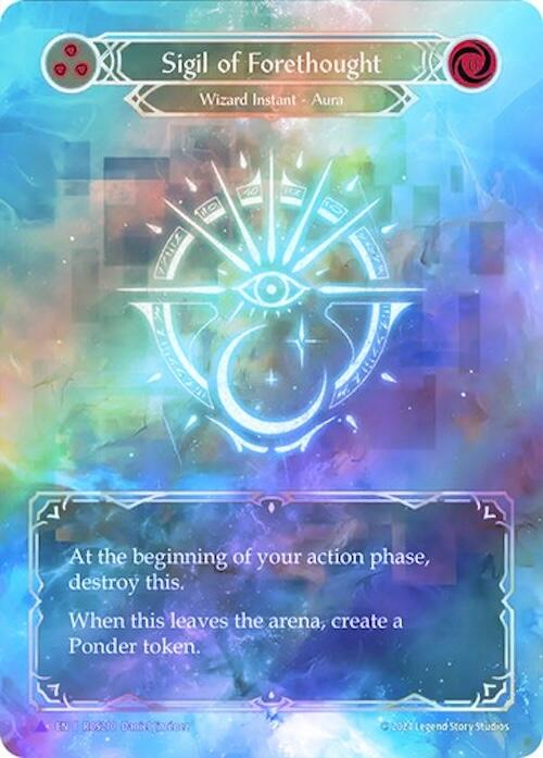 Flesh and Blood TCG | Sigil of Forethought (Marvel) [ROS210] (Rosetta)  Cold Foil | The Nerd Merchant