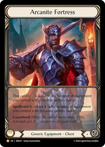 Flesh and Blood TCG | Arcanite Fortress (Extended Art) [ROS211] (Rosetta)  Cold Foil | The Nerd Merchant