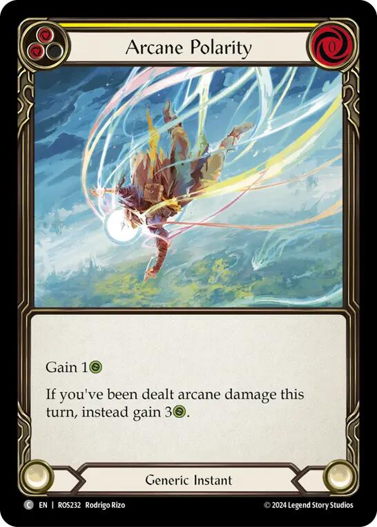 Flesh and Blood TCG | Arcane Polarity (Yellow) [ROS232] (Rosetta) | The Nerd Merchant