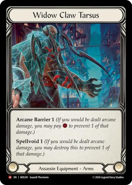 Flesh and Blood TCG | Widow Claw Tarsus [ROS241] (Rosetta)  Cold Foil | The Nerd Merchant
