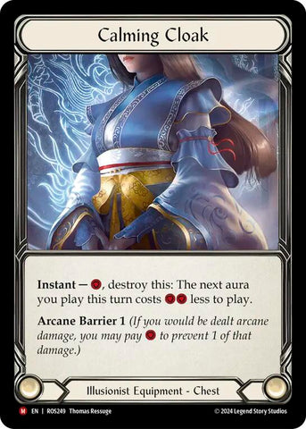 Flesh and Blood TCG | Calming Cloak [ROS249] (Rosetta)  Cold Foil | The Nerd Merchant