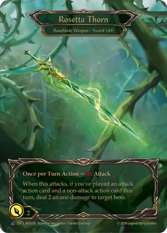Flesh and Blood TCG | Rosetta Thorn (Marvel) [ROS256] (Rosetta)  Cold Foil | The Nerd Merchant