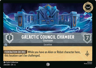 Lorcana | Galactic Council Chamber - Courtroom (204/204) [Azurite Sea] | The Nerd Merchant