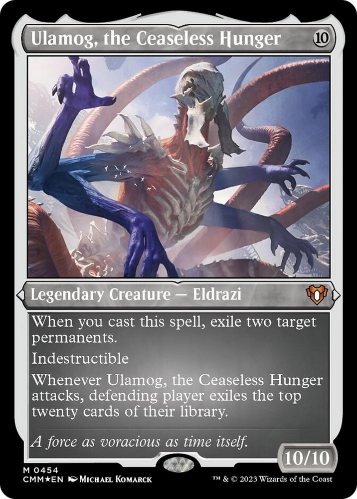 Magic | Ulamog, the Ceaseless Hunger (Foil Etched) [Commander Masters] | The Nerd Merchant