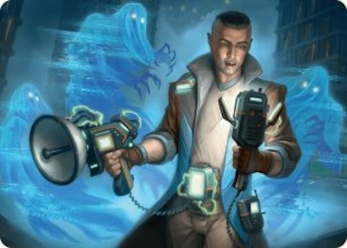 Magic | Paranormal Analyst Art Card [Duskmourn: House of Horror Art Series] | The Nerd Merchant