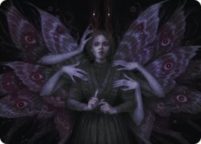 Magic | Demonic Counsel Art Card (7/54) [Duskmourn: House of Horror Art Series] | The Nerd Merchant
