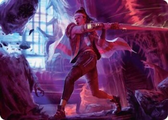 Magic | Diversion Specialist Art Card [Duskmourn: House of Horror Art Series] | The Nerd Merchant