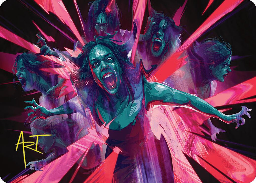 Magic | Waltz of Rage Art Card (Gold-Stamped Signature) [Duskmourn: House of Horror Art Series] | The Nerd Merchant