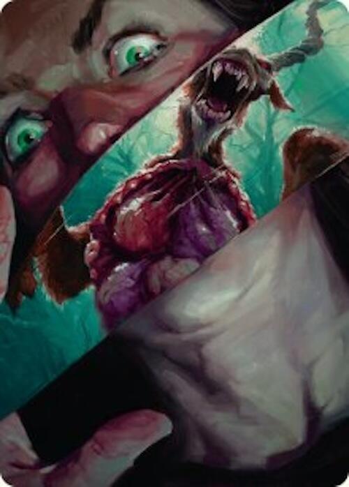 Magic | Hauntwoods Shrieker Art Card [Duskmourn: House of Horror Art Series] | The Nerd Merchant