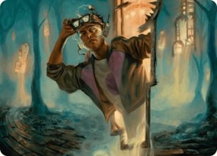 Magic | House Cartographer Art Card [Duskmourn: House of Horror Art Series] | The Nerd Merchant