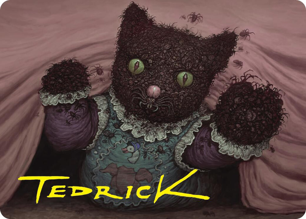 Magic | Twitching Doll Art Card (Gold-Stamped Signature) [Duskmourn: House of Horror Art Series] | The Nerd Merchant