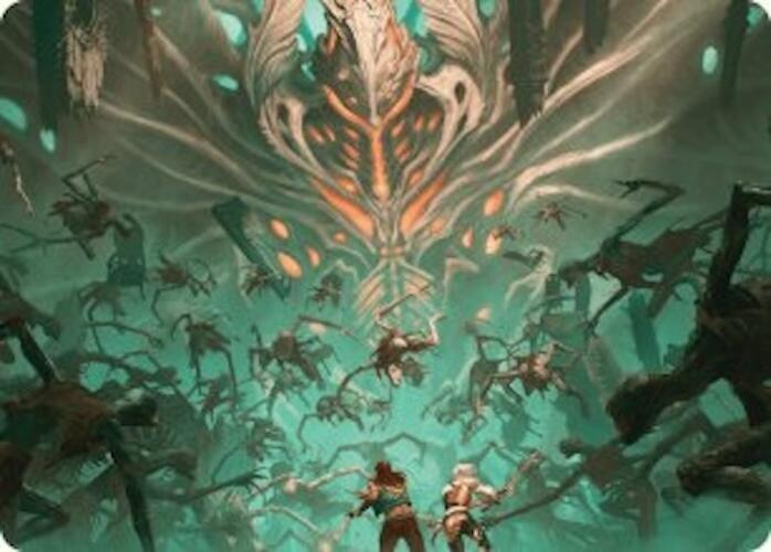 Magic | Valgavoth's Onslaught Art Card [Duskmourn: House of Horror Art Series] | The Nerd Merchant