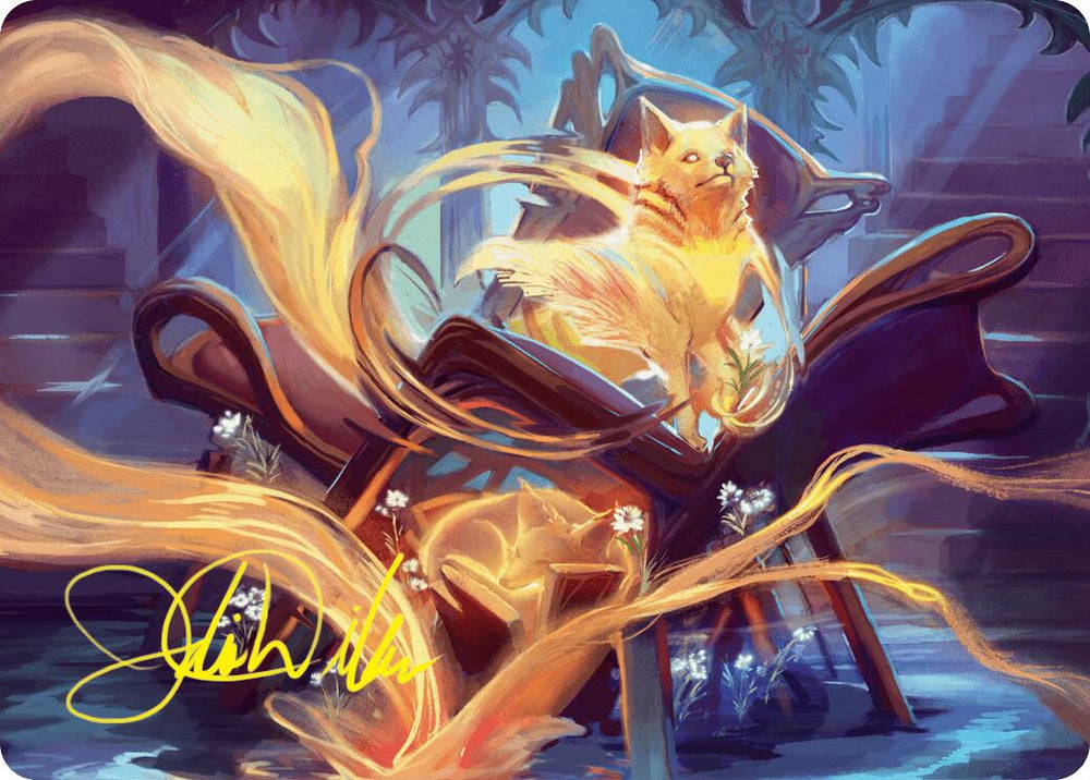 Magic | Inquisitive Glimmer Art Card (Gold-Stamped Signature) [Duskmourn: House of Horror Art Series] | The Nerd Merchant