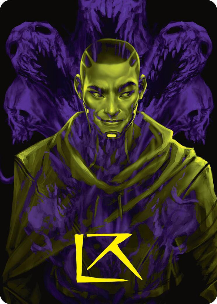 Magic | Kaito, Bane of Nightmares Art Card (Gold-Stamped Signature) [Duskmourn: House of Horror Art Series] | The Nerd Merchant
