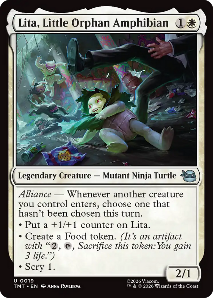 Magic | Lita, Little Orphan Amphibian [Teenage Mutant Ninja Turtles] | The Nerd Merchant