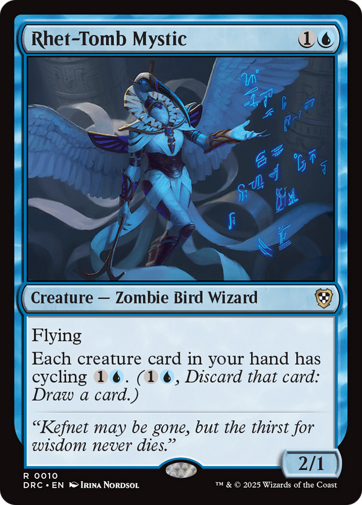 Magic | Rhet-Tomb Mystic [Aetherdrift Commander] | The Nerd Merchant