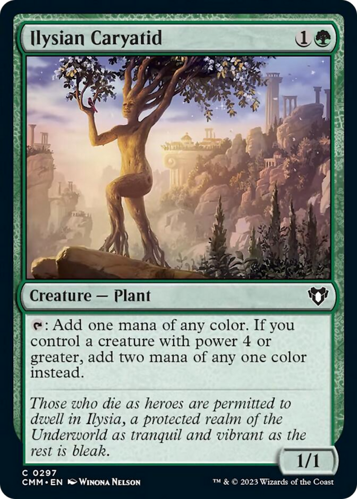 Magic | Ilysian Caryatid [Commander Masters] | The Nerd Merchant