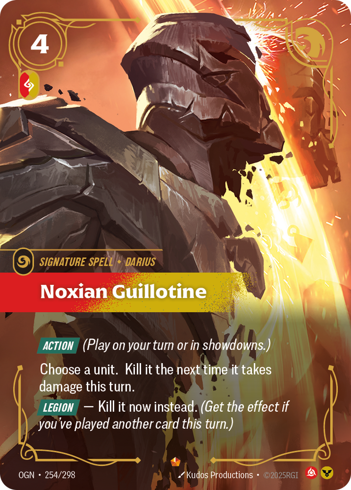 Noxian Guillotine (Foil) - Origins #254